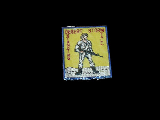 OPERATION DESERT STORM SHOULDER PATCH STANDING TALL U.S ARMY