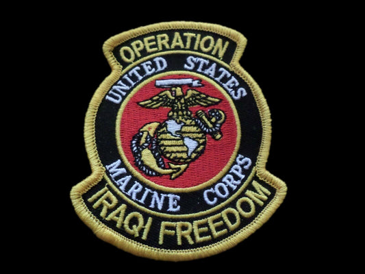 U.S MARINE CORPS OIF IRAQI FREEDOM VETERAN EGA PATCH HEAT TRANSFER