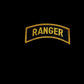 U.S MILITARY ARMY RANGER ROCKER PATCH OVERSIZE 4" INCHES X 1- /4" INCHES