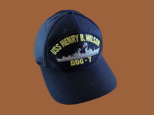 USS HENRY B WILSON DDG-7 NAVY SHIP HAT U.S MILITARY OFFICIAL BALL CAP U.S. MADE