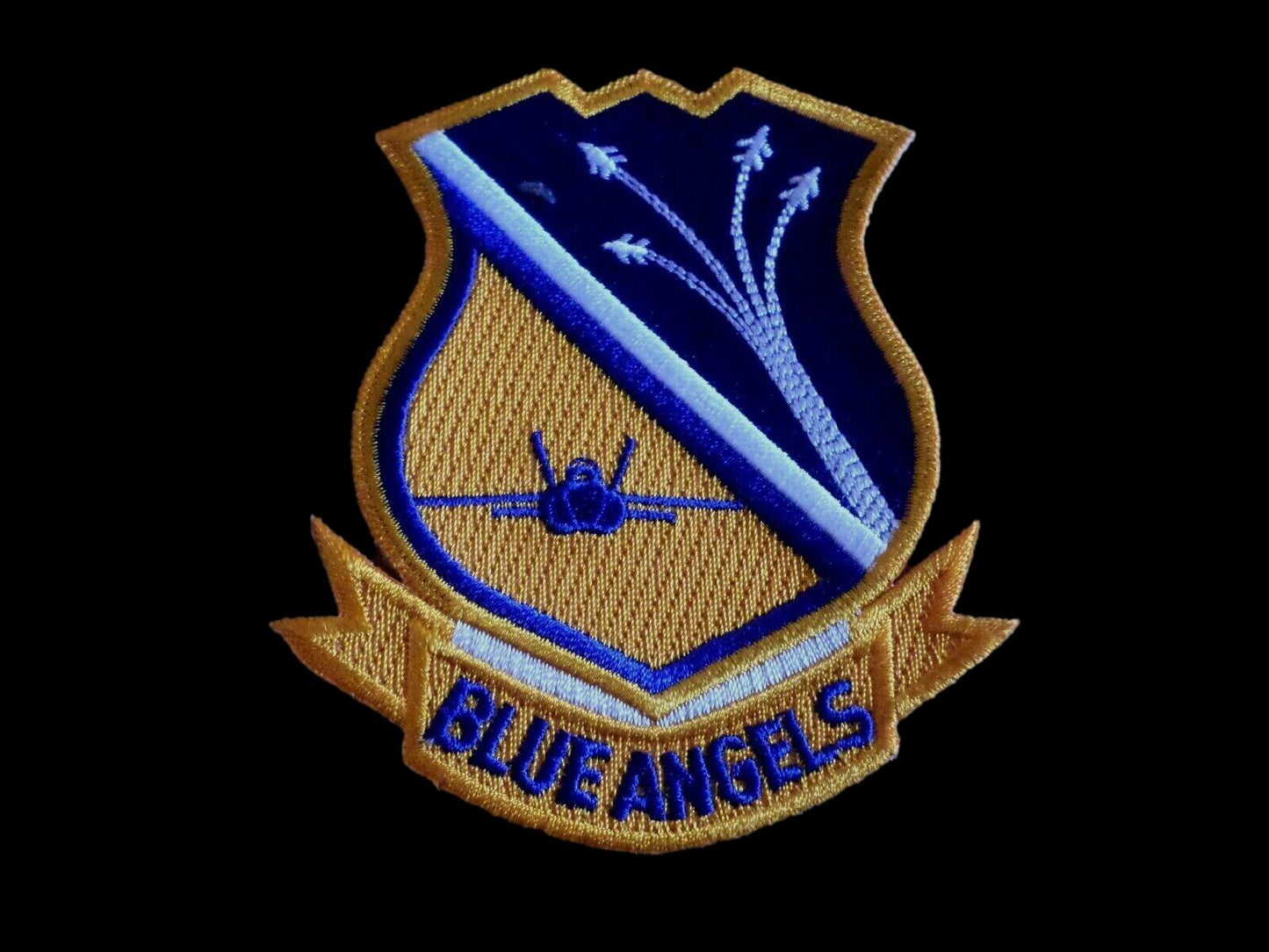 U.S MILITARY NAVY BLUE ANGELS PATCH FLIGHT PATCH TOP QUALITY PATCHES 3 3/4" INCH