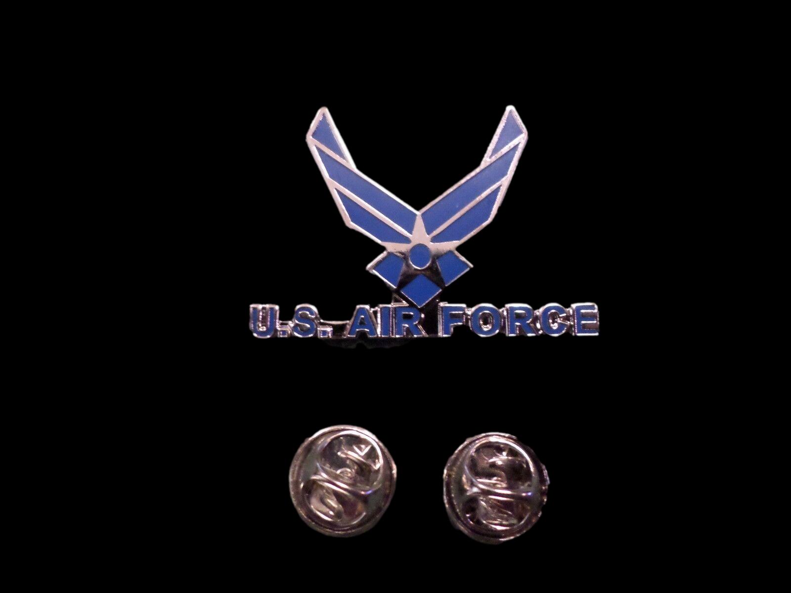 U.S MILITARY AIR FORCE HAT LAPEL PIN DOUBLE CLUTCH BACK PINS – Clay's ...