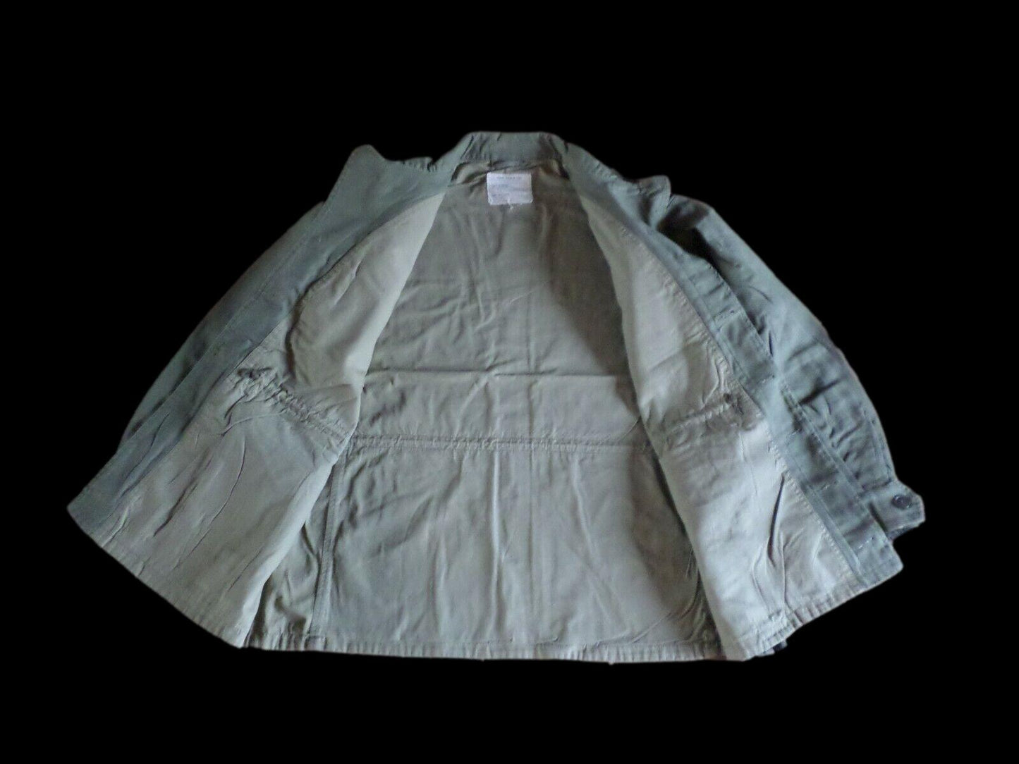 WWII U.S MILITARY M-43 FIELD JACKET M-1943 OD FATIGUE SIZE 46 LARGE REPRODUCTION