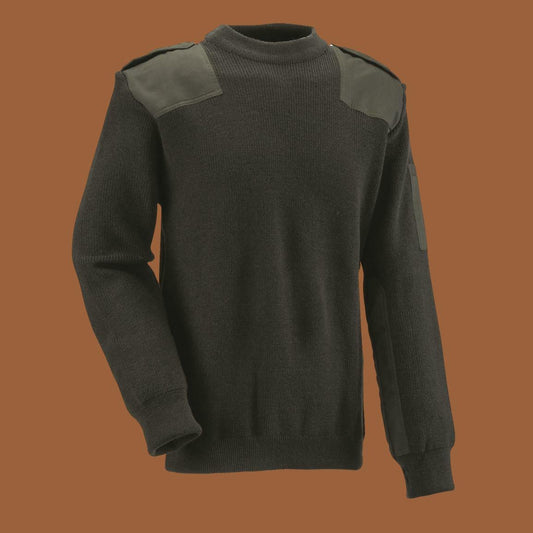 COMMANDO WOOL SWEATER DUTCH MILITARY ISSUE HEAVY DUTY COLD WEATHER NEW IN BAG