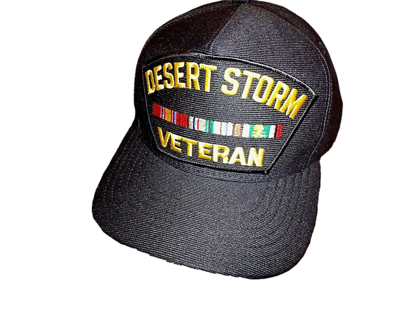 U.S MILITARY DESERT STORM VETERAN HAT U.S MILITARY OFFICIAL BALL CAP U.S.A MADE