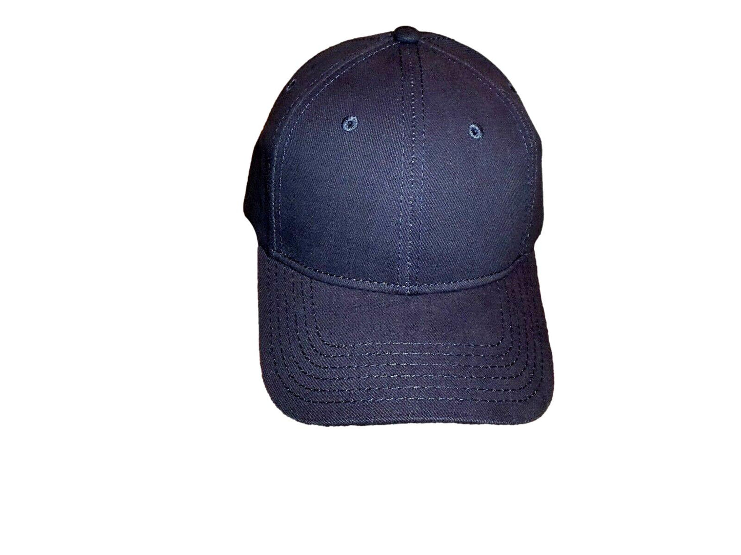 NAVY BLUE HAT BALL CAP BRUSHED COTTON LOW PROFILE NEW